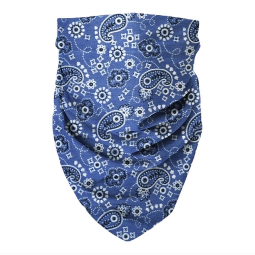 Perry Ellis Portfolio Mens Assorted 3 Pack of Red Blue & Light Blue Bandanas New - Picture 5 of 6